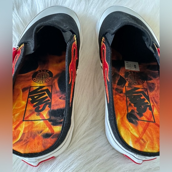 Vans x ASAP Rocky World Wide Flame Classic Slip On Mule Women’s 6.5 / Men’s 5 - Picture 8 of 12